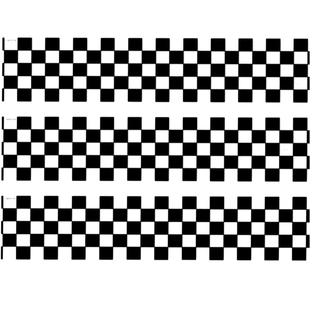 Checkered Cake Border - Picture 2 of 4